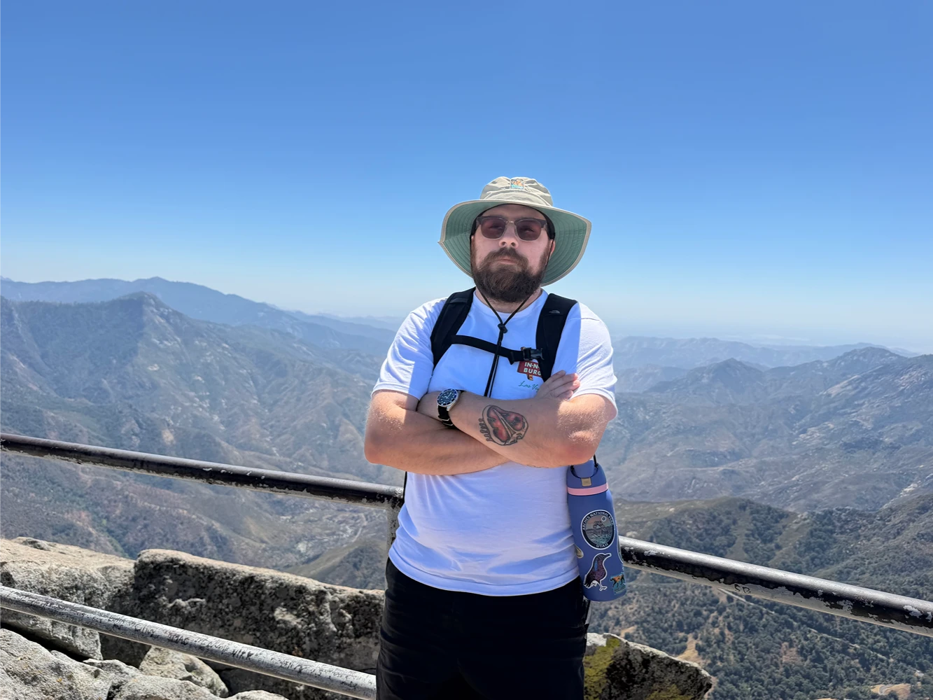 Tibor at Moro Rock, Sequoia National Park
